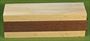 Rattle #1012 - Baby Rattle Blank - Oak & Peruvian Walnut  $8.49